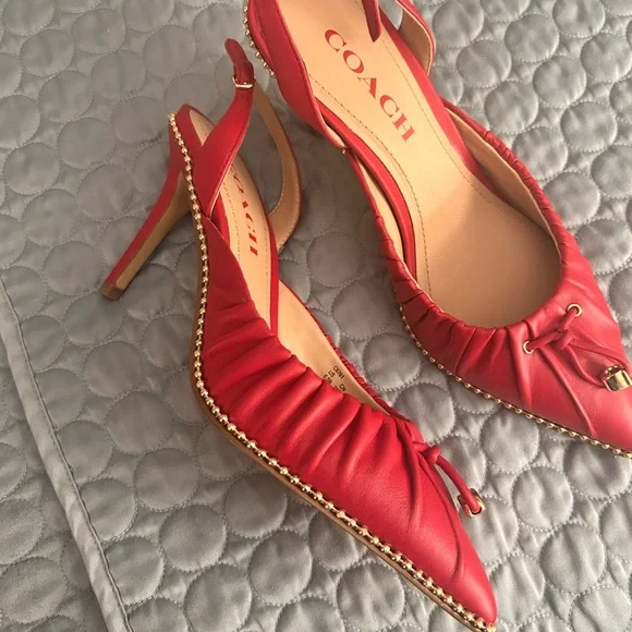 COACH slingback Heels - Picture 1 of 8